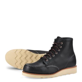 Red Wing 6-Inch Classic Moc Short Boot in Boundary Leather Wandelschoenen Dames Zwart - 3373